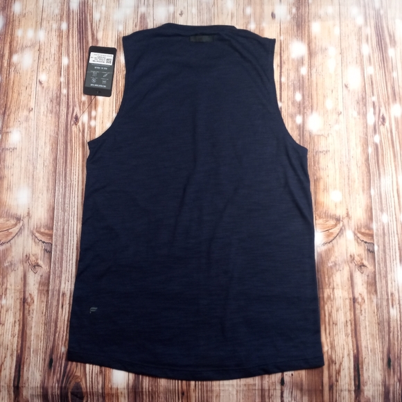 NWT FABLETICS MEN'S SLEEVELESS THE FRONT ROW TANK SIZE MEDIUM - Picture 2 of 11
